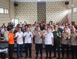 Sambut Pengamanan Natal, Tahun Baru, Polres Lampung Selatan Dirikan 11 Pos, Terjunkan 448 Personill