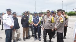 Kabaharkam Tinjau Pengamanan Arus Mudik Balik Di Lampung.